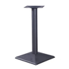 إطارات مستديرة من الحديد الزهر للمطعم على شكل X أرجل وقواعد طاولات معدنية لتناول الطعام