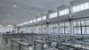 ضربة قاضية بألواح زجاجية معدنية كونكورد باب الحظيرة مع الأجهزة
