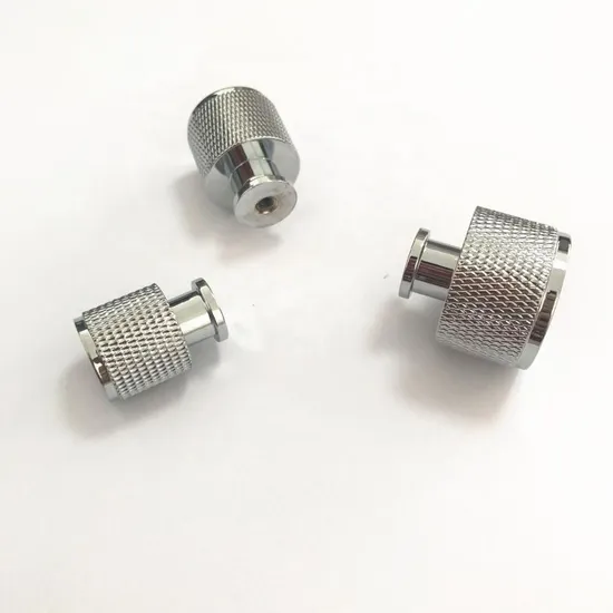OEM CNC تحولت أجزاء التصنيع حسب الطلب الدقة الكروم الألومنيوم مخرش المقبض