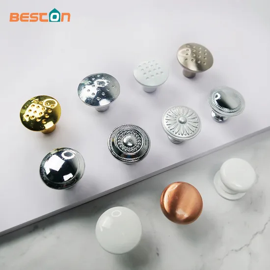 خزانة خزانة المطبخ سحب مقبض درج الزنك جولة خزانة الذهب مقبض الخزانة