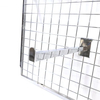 طلاء الكروم Gridwall 18 * 18 أنبوب مربع عرض شبكة أسلاك معدنية هوك