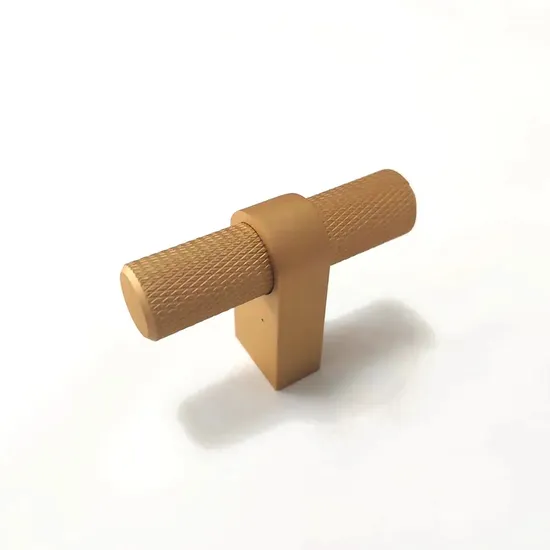 اكسسوارات الأثاث الألومنيوم مجلس الوزراء مقابض مخرش الذهب الأسود 50mm درج سحب المقابض