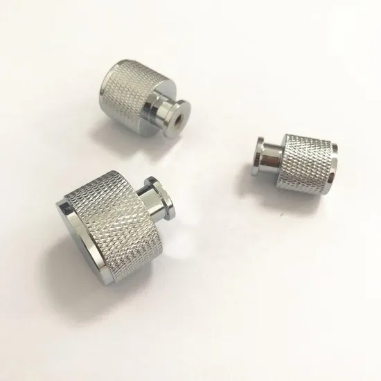 OEM CNC تحولت أجزاء التصنيع حسب الطلب الدقة الكروم الألومنيوم مخرش المقبض