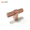 اكسسوارات الأثاث الألومنيوم مجلس الوزراء مقابض مخرش الذهب الأسود 50mm درج سحب المقابض