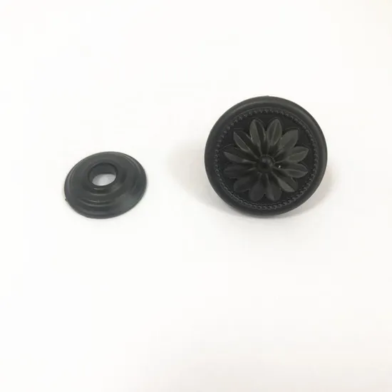 سبائك الزنك 34mm القطر الأسود والذهبي أثاث المطبخ العتيقة مجلس الوزراء مقبض المقابض