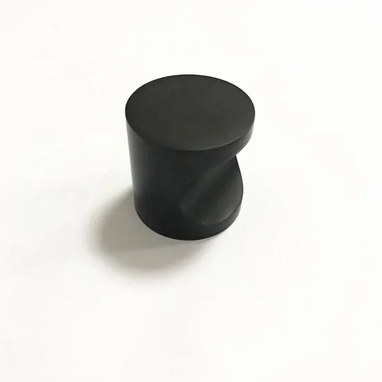سبائك الألومنيوم الأجهزة D1064 - 30X30mm خزانة باب المطبخ الحمام مقبض أسود سحب