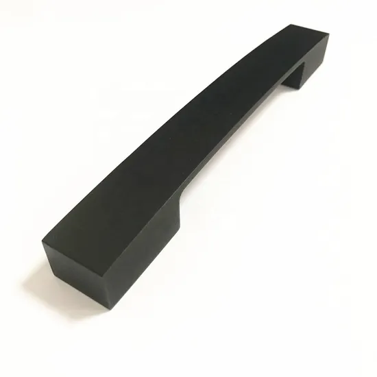 أثاث خزانة الأجهزة درج مربع تصاميم المطبخ مقبض ذهبي وردي
