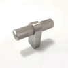اكسسوارات الأثاث الألومنيوم مجلس الوزراء مقابض مخرش الذهب الأسود 50mm درج سحب المقابض