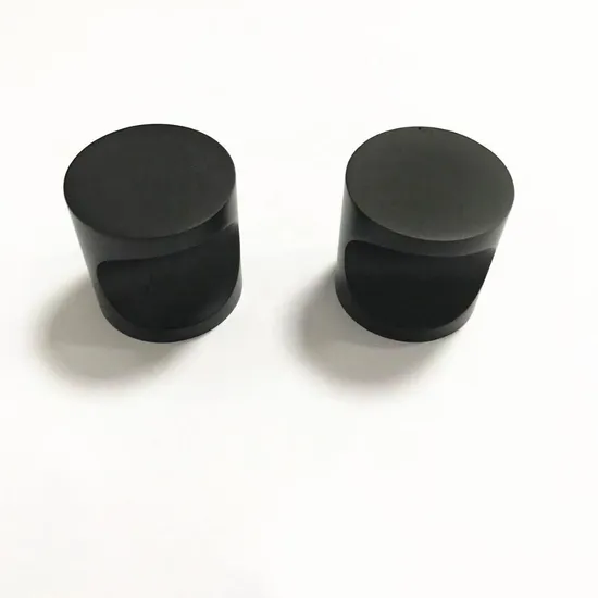 سبائك الألومنيوم الأجهزة D1064 - 30X30mm خزانة باب المطبخ الحمام مقبض أسود سحب