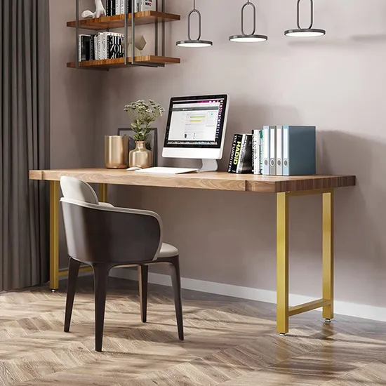 الحديد الزهر الثقيلة مكتب الطعام Ffice أرجل الطاولة الذهبية